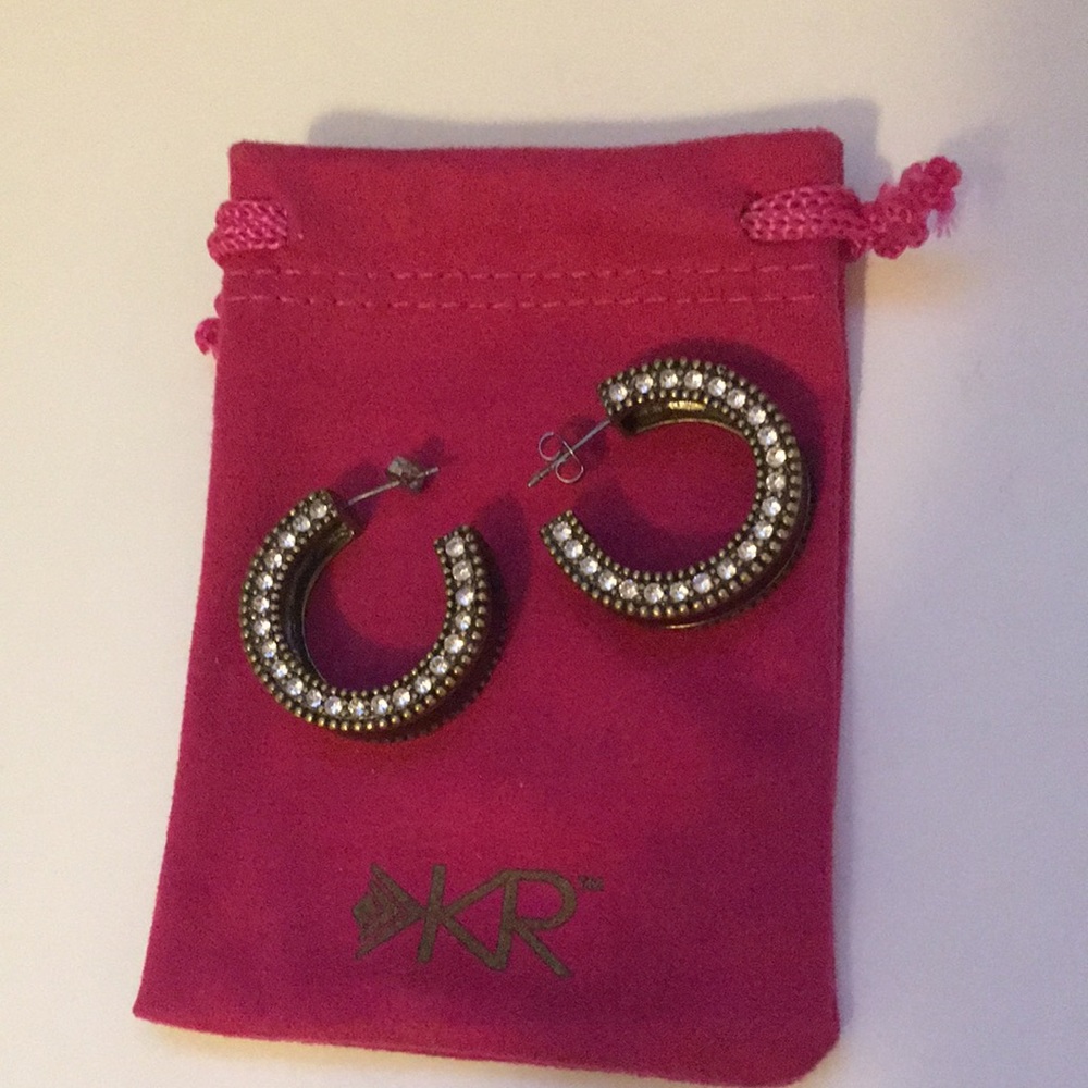 NWOT Silpada K&R leather earrings